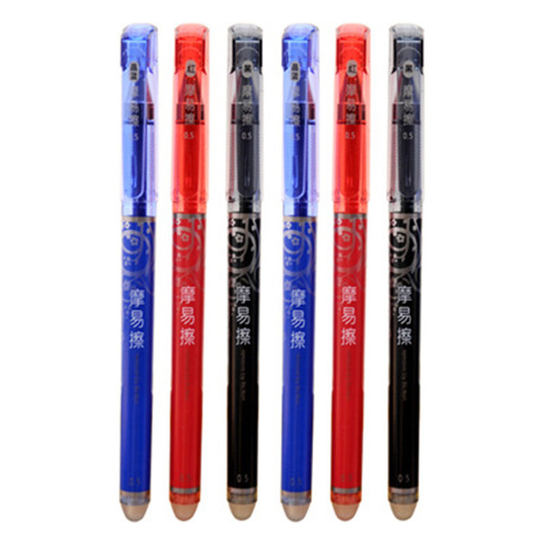 Wholesale- New Novelty Office Stationery Erasable Pens Ballpoint 0.5mm Ink Gel Pen Student