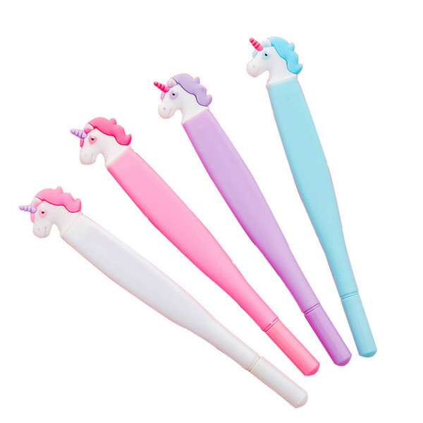 Cute Unicorn series Gel Pen Kawaii Signature Pen Escolar Papelaria For Office School Writing Supplies Stationery Gift