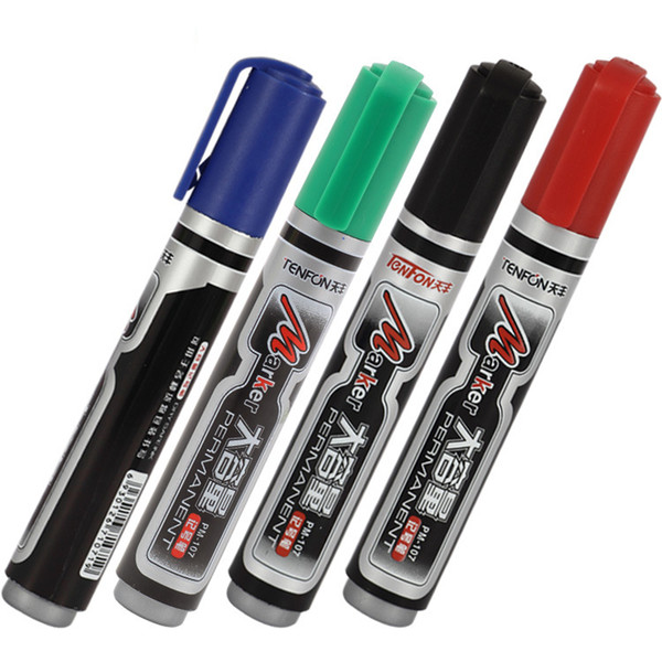 Hot! Waterproof Permanent Paint Marker Pen Black Blue Red Three Colors Car Tyre Tread Environmental Tire Painting Free Shipping