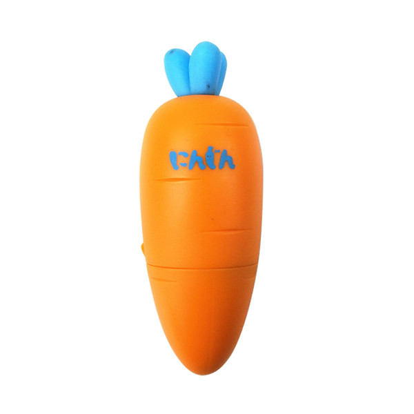 Cute carrot shape mini fluorescent pen,Students and children draw key color marker pen,a set of six.