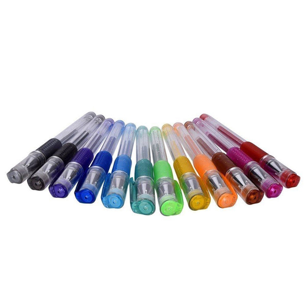 12x Scented Glitter Gel Pens Kids Stocking Filler School Stationary