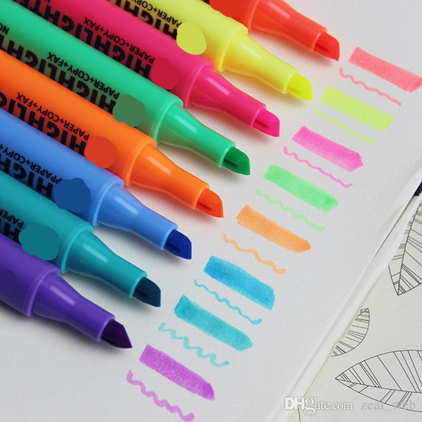 DHL 8Colors Manga Sketch Marker Pen Art Marker Pen Five Generation 8 Highlighter Alcohol Oily Mark Pen Art Supplies free SHipping (7)