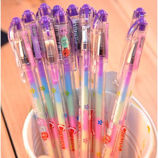 Korean stationery DIY manual album color chalk dazzling fluorescent pen manufacturers wholesale