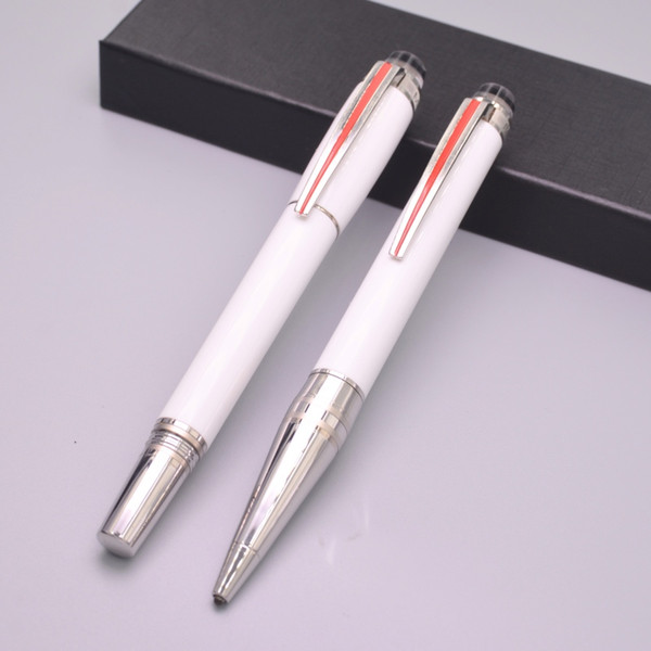 New Arrivel Luxury MB Urban Speed Ballpoint Pen/Rollerball Pen White Resin Roller Ball Pens PVD-coated Fittings