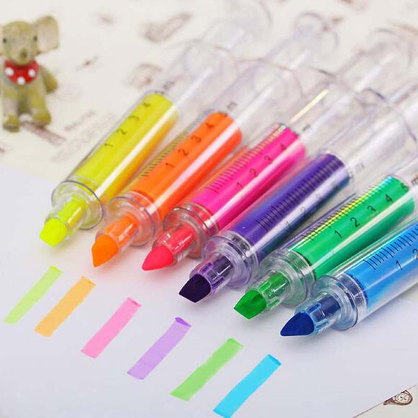 High Quality 20pcs/lot Highlighter Writing Pen Marker Pen Colorful Pens Office School Supplies Free Shipping Papelaria