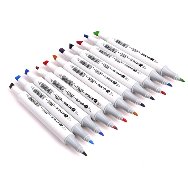 2019 Promotion Rushed Notes Plastic 72 Color Anime Industry Best-selling Color Markers Pen Set Sketch Drawing Art Marker Pens Supplies