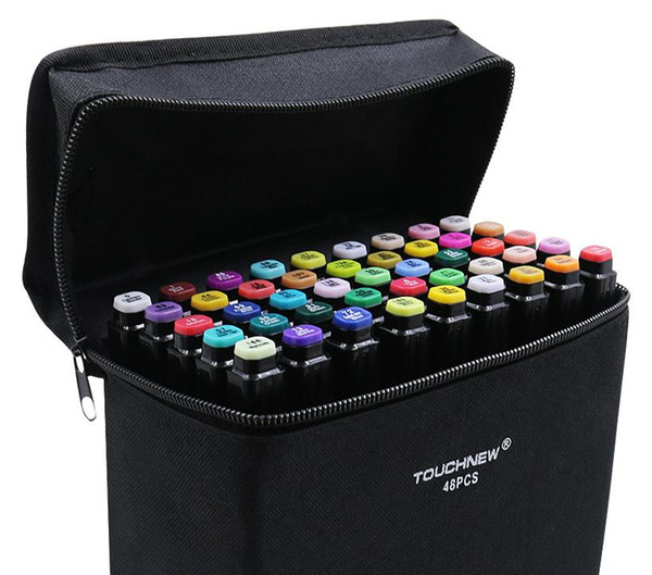 free shipping 80 Colors Artist Dual Head Sketch Copic Markers Set For School Drawing Sketch TD.