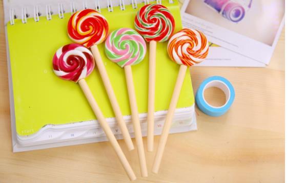 New Creative Korean stationery lollipop ball pen gift for students Love ballpoint pen stationery