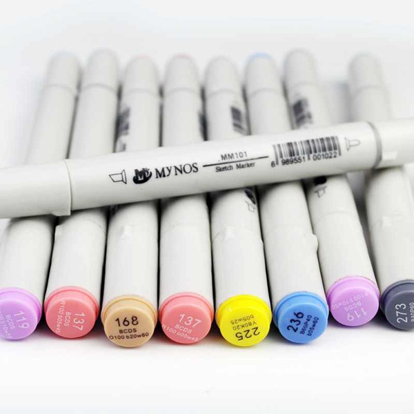 2019 Sale New Arrival Notes Plastic Color Writing Finance 36 Color Markers Pen Set Sketch Drawing Art Marker Pens Supplies