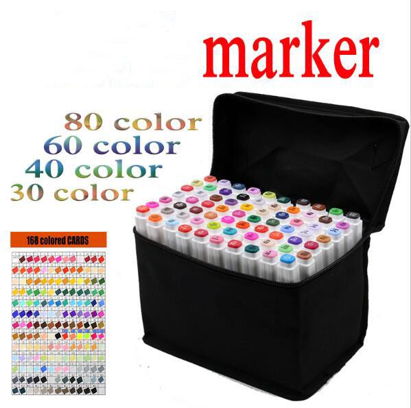 Mark Pen TOUCH FIVE Art Markers Black and White Penholder Marker Pens 168 Colors/Set Animation Design Paint Sketch Marker Art School Supplie