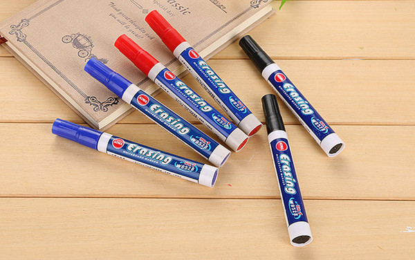 Large Whiteboard Pen,Can Erasing Eco Water Style Marker Pen,Three Colours Choose,Sell in 10 Pieces Per Small Box