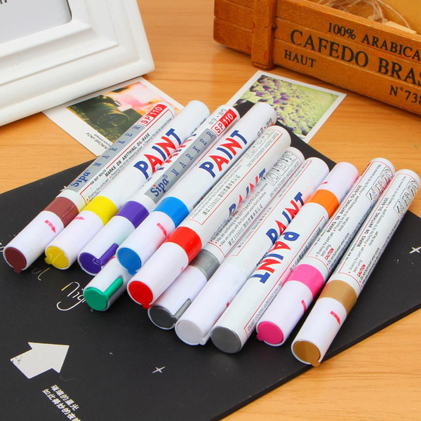 2018 Special Offer Sale For Finecolour 12 Colors Waterproof Car Tyre Tire Tread Rubber Metal Permanent Paint Marker Pen