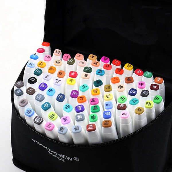 TOUCH Painting art mark pen Alcohol paint Marker pen manga cartoon graffiti sketch Double Headed Art markers set designers 168 Colors