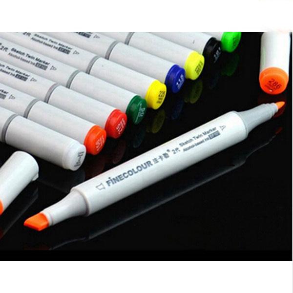 2019 Limited New Arrival Notes Finecolour Alcohol 36 Colors Markers Color Bar Sketch Marker Sets Touch Twin Coloring Permanent Markerpen Ma