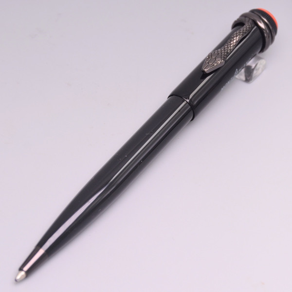 Luxury High Quality Inheritance Series Black Metal And Snake Clip Desing Ballpoint Pen With MB Brand Office Writing Pens