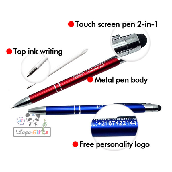 FREE logo Promotional Pen custom engraved with your logo free on pen body please send to us cdr and pdf format is better