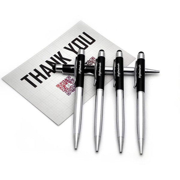 new arrival touch pad stylus pen 20pcs a lot custom with company logo&name or website for you on the metal ball pen 20pcs