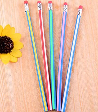 Colorful Flexible Bendy Pencils Popular Erasable Magic Soft Pencils Rubber Material 3B Hardness Nice Outlook Hot Sale