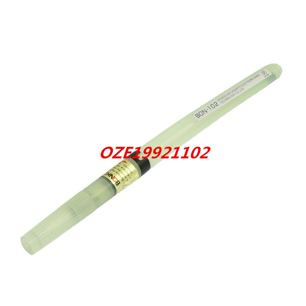 1PCS Clear Green Plastic Flux Replenishment Pen-like Brush