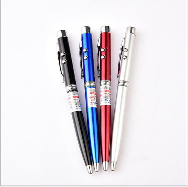 led flashing writing pen laser pointer teaching pens Led laser point pen multi-function lighted ballpoint pens