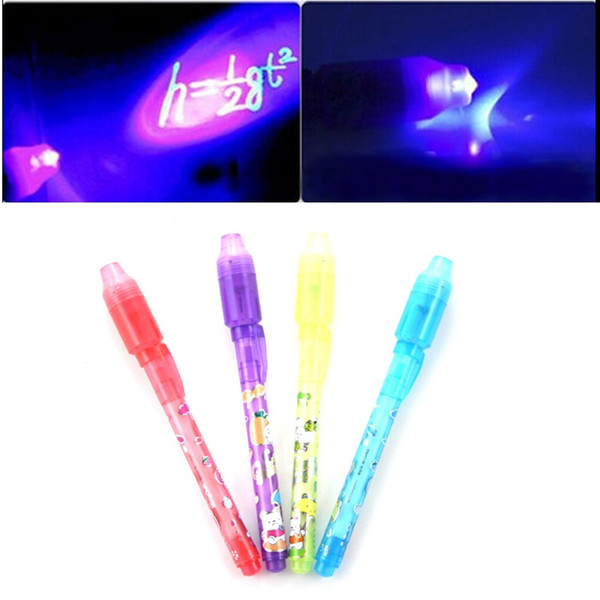 1000pcs individual Blister Card Pack for each black light pen,UV Pen with Ultra Violet Light invisible ink pen invisible pen Free shipping