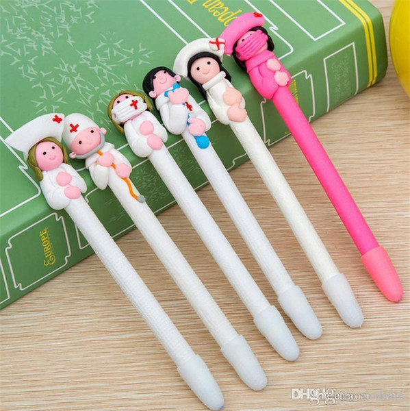 Wholesale-300pcs Doctors and nurses Souvenirs/Nurses Day Gift/Fimo gift pen/Hospitals and clinics gifts/Nurse Pen