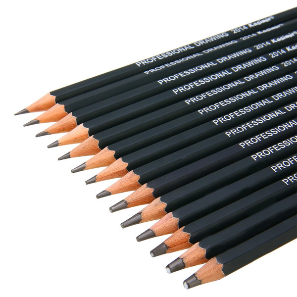 Sketch Drawing Pencil Set With 6 h - 12 b A Total Of 14 Kinds Of Hardness Level Perfect For Art Students AndTeachers 28pcs