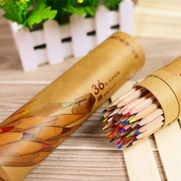 Freeshipping 2018 NEW High Quality Brand New 36 Color Fine Art Professional Drawing Oil Base Non Toxic Pencils Set For Artist Sketch