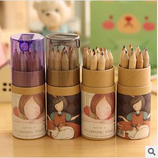 Secret Garden Coloring Pencils Enchanted Forest Painting Pens Colored Pencils Creative Writing Tools 12 colors Colouring Pencils