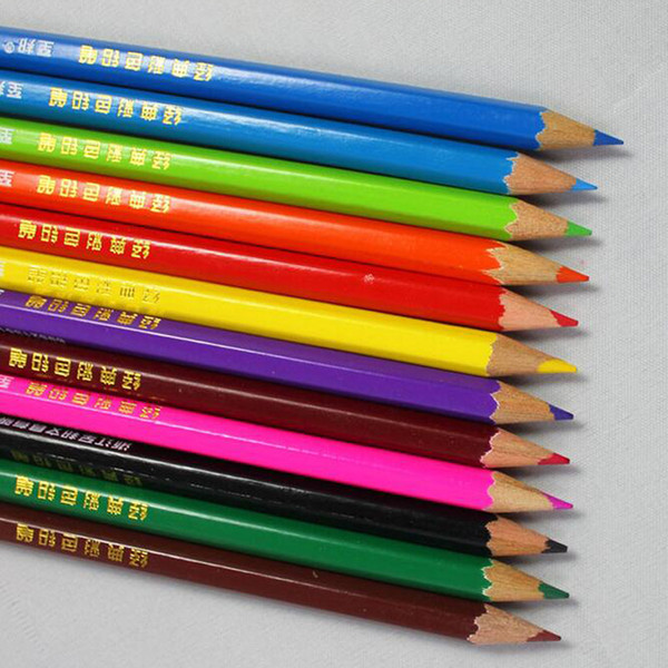 12Pcs 24Pcs Colored Pencils, Wood Rainbow DIY Secret Garde Color Pencil For Drawing Sketch for Kid School Painting Graffiti Drawing