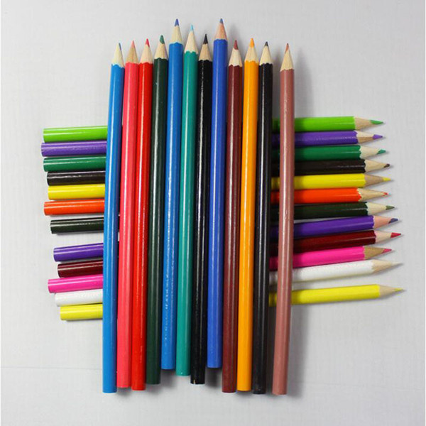 24-color Art Colored Pencils Drawing Pencils Wood Pencils for Secret Garden Artist Sketch Kids Gift 17.5cm Long