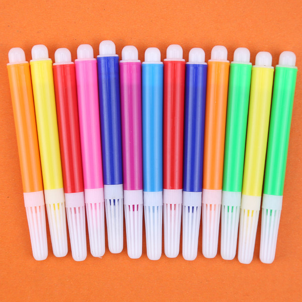 Watercolor pen children can be washed in a small test of environmental protection non-toxic 12 color small brush wholesale