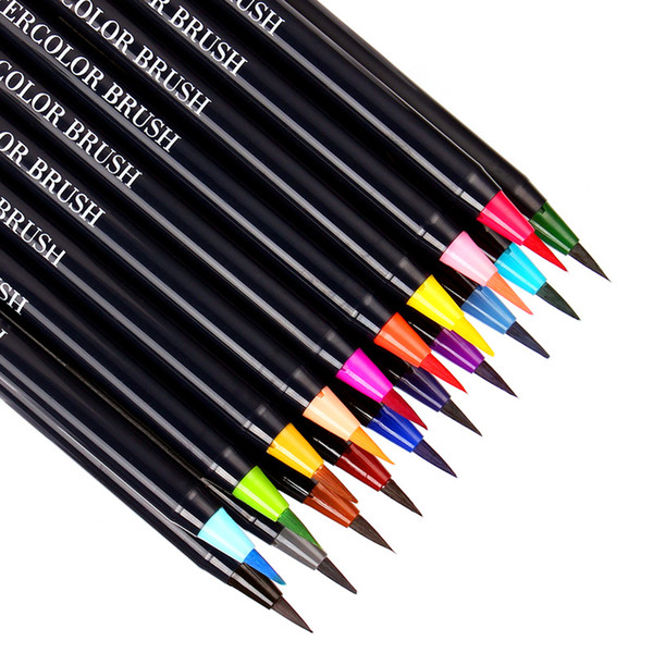 20Colors Premium Painting Brush Pens Set Soft Flexible Tip Create Watercolor Copic Markers For Manga Comic Calligraphy