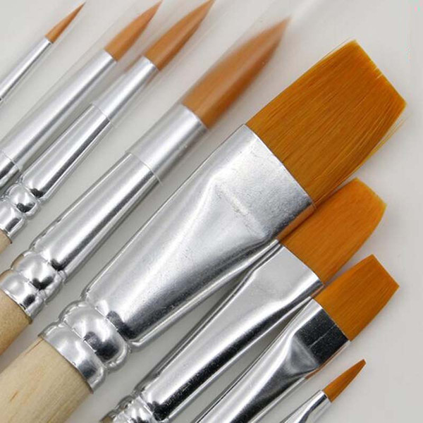 New 8Pcs/Set Fine Hand-painted Pen Drawing Art Pen Paint Nylon Brush Art Supplies Student Stationery Gouache Watercolor