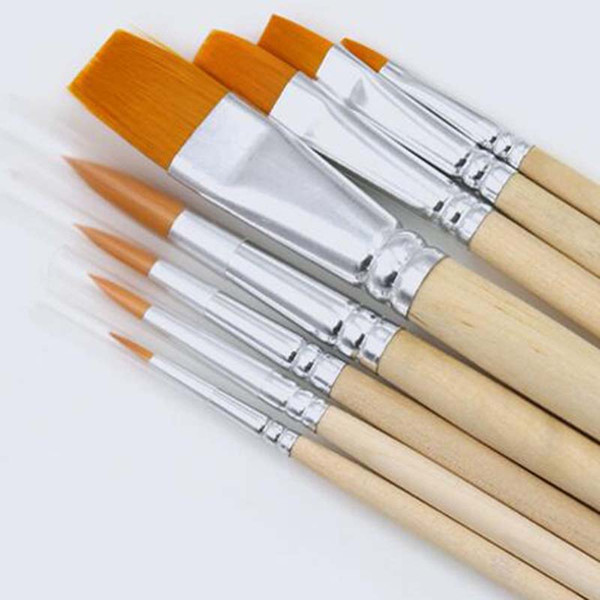 New 8Pcs/Set Fine Hand-painted Pen Drawing Art Pen Paint Nylon Brush Art Supplies Student Stationery Gouache Watercolor