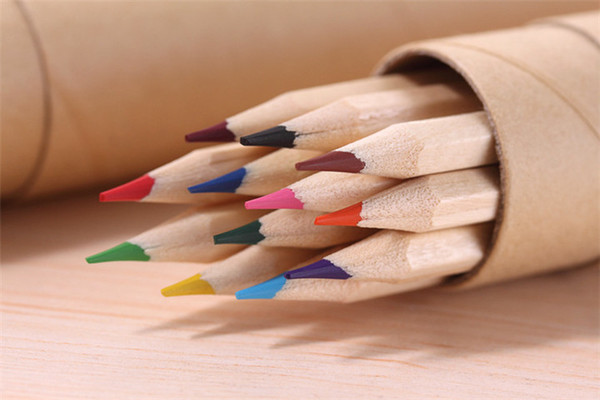 5lots 12Color Children Kids Wooden Drawing Pencil Colorful Pencil Sets Environment Friendly Kids Gifts Sketching Colored Learning Pencil