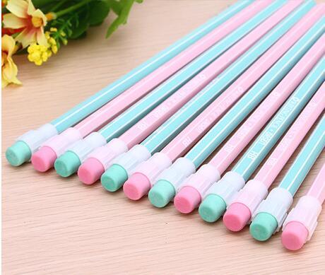 Free Shipping Color Draw Line Large Leather Head Paint Rod HB 17.5X4.7cm 144pcs/lot Pencil PC001