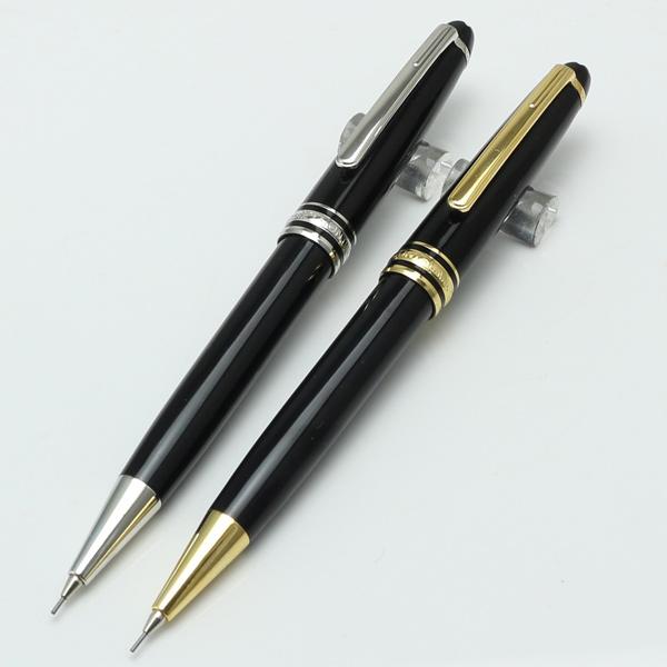 New High quality 164-MB pen Classique MST mechanical Pencil 0.7mm gold and silver clip pen stationary supplies