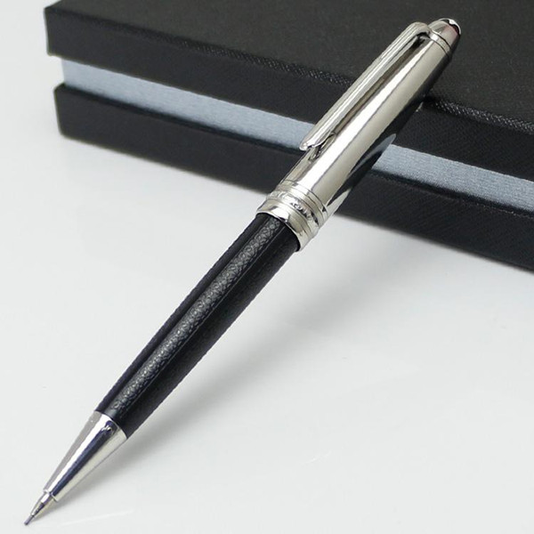 Fashion #163 engrave black and silver Mechanical Pencil 0.7MM school office luxury MB brand pens for writing drop shipping