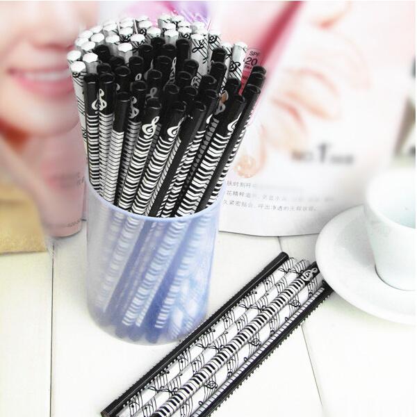 Free shipping , New 68pcs/set The Piano Music Pencils/Fashion Pencils/Lovely Pencil Stationery For Kid's Gift