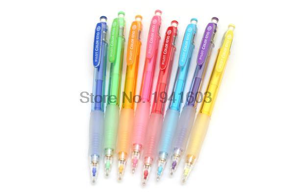 3 Pcs/Lot Mechanical Pencil 0.7MM Color eno Japan Pilot HCR-197 office and school stationery wholesaleFREE SHIPPING