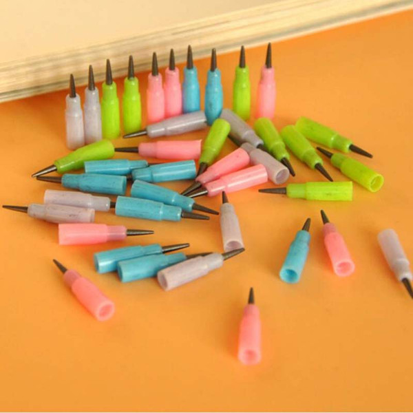 400pcs/lot Mini Pencil Refills Easy To Use School Office Stationery Pencil Refill For Kid Children Pencil Supplies Material Escolar