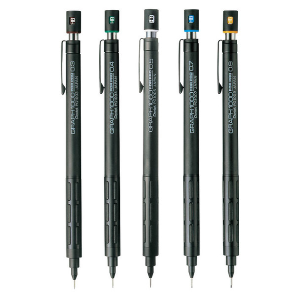 Japan PENTEL PG1000 Drawing Mechanical Pencil 0.3|0.5|0.7|0.9mm Anti-fatigue Mechanical Pencil 1PCS