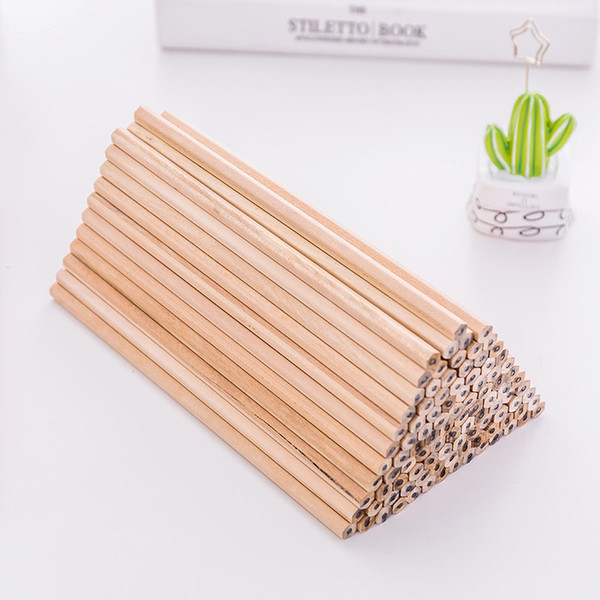 Wood-cased HB Pencils, Sketching Pencil, Simple Wood Pencil ,Black Core Crude Wood Nontoxic,for Kids and Children