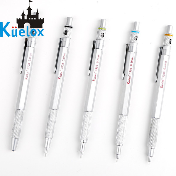 Kuelox Metal Mechanical Pencil Design Cartoons Drawing Picture Draw Pencil 0.3 0.5 0.7 0.9 2.0 mm