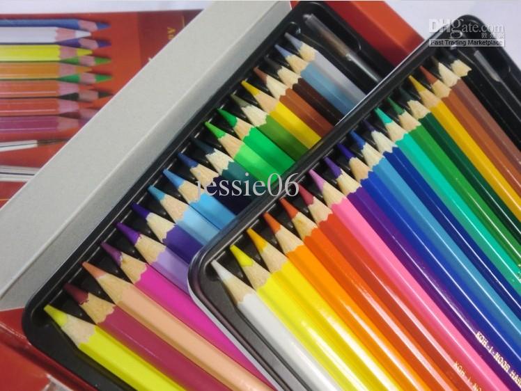 Koh-I-Noor MONDELUZ ART SET 24 Artists' Water Soluble Coloured pencils pen painting colouring drawing and sketching coloured lead pens