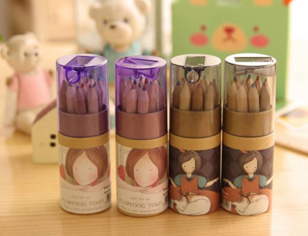 Secret Garden Coloring Pencils Enchanted Forest Painting Pens Colored Pencils Creative Writing Tools 12 colors Colouring Pencils