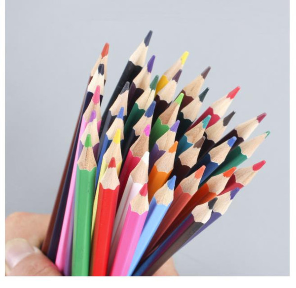 New Cartoon canister color pencil set color lead 12/ 24 /36 color drawing pencil art pen