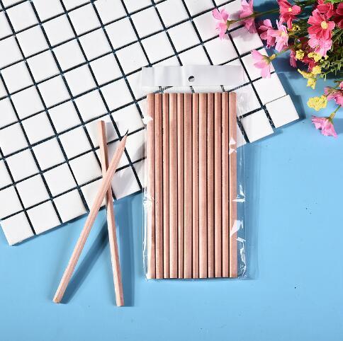 HB Log Pencils For Students To Write Office Stationery For Children Environmental Log Softens Wooden Pencils