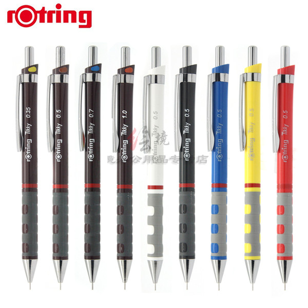 Wholesale- Germany Rotring Tikky Mechanical Pencil 0.35 / 0.5 / 0.7 / 1.0 MM Plastic Mechanical Pencil Top Quality 1PCS